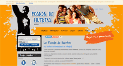 Desktop Screenshot of posadadehuertas.com