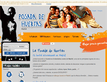 Tablet Screenshot of posadadehuertas.com